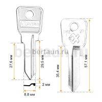 Заг.для ключ. CHTZ1_CEL1D_CLK1_CLK1_ англ.Челябинск Н-061 № 628