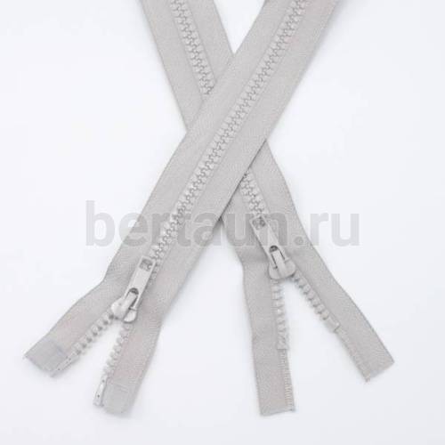 МОЛНИЯ №148 курточная 2 замка ТРАКТОР Т5 Прибалтика 100 см серая