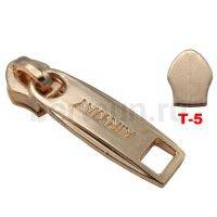 Замок-бегунок № 17 сумочный спираль Т5 BERT 50428 золото