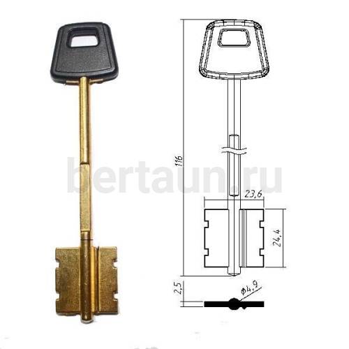 Заг.для ключ. ЧИЗА 3    DV-1155     № 417 