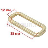 Рамка № 22 щель квадратная 38,7 мм   PD 089 (7391) золото