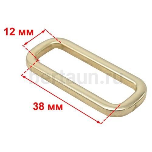 Рамка № 22 щель квадратная 38,7 мм   PD 089 (7391) золото