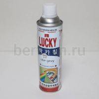 Краска № 15 аэрозоль "LUCKY" 400 мл № 310 белая мат