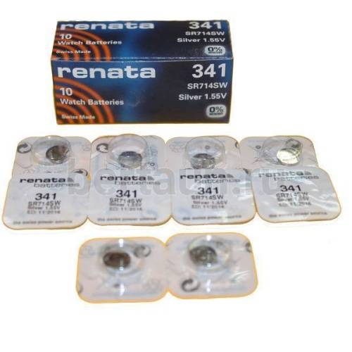 Батарейка №  4  RENATA 341 (SR 714SW)(10шт/упак)