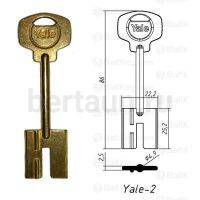 Заг.для ключ. YALE - 2 (широкий) №292