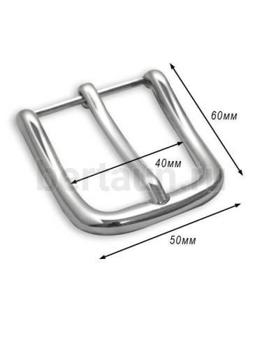 Пряжка  № 72 ременная  40 мм никель