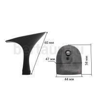 Каблуки №  13 LY 4007 черный матовый (высота 6 см)