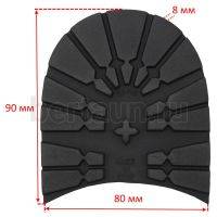 Набойка №149 DUNLOP (ТАНК)  р. 41-42  8 мм черный  