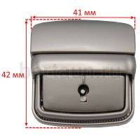 Замок портфельный №190 C150 BERT мат.никель