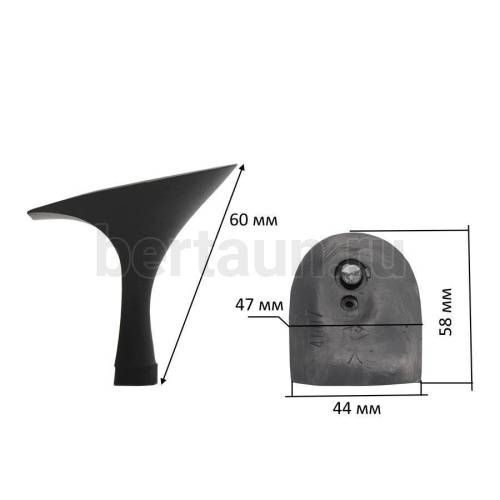 Каблуки №  13 LY 4007 черный матовый (высота 6 см)