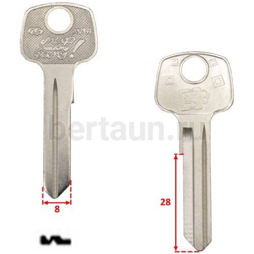 Заг.для ключ. AV 1_AVG1S_AV-1R_AVD1L_Авангард англ. № 131