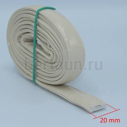 Ручки сумочные ПЛОСКИЕ №  2 2см*2м бежевый ЛАК