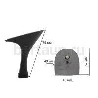 Каблуки № 116 LY 5158 черный матовый (высота 7,5 см)