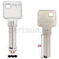 Заг.для ключ. FUARO-1(BUL1-jma) (9*28мм) 4 пазы №279 