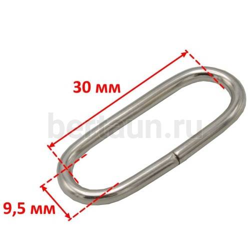 Рамка №117  щель овальная LT 30 мм*2,5 никель10 шт/упак 