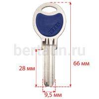 Заг.для ключ. KALE PKA-17 RP ТУРЦИЯ c цв.вставкой ОРИГИНАЛ №196 