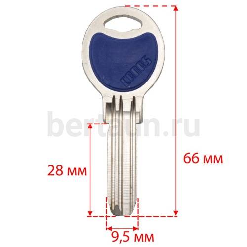 Заг.для ключ. KALE PKA-17 RP ТУРЦИЯ c цв.вставкой ОРИГИНАЛ №196 