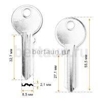 Заг.для ключ. ABU14/NO1_AU44/AU44C_TOP1RX/TOP1R_N   №575