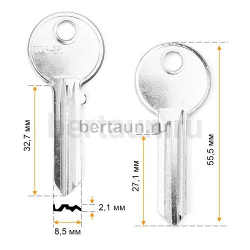 Заг.для ключ. ABU14/NO1_AU44/AU44C_TOP1RX/TOP1R_N   №575
