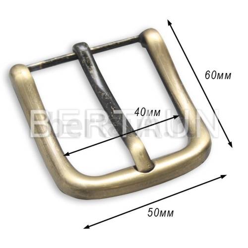 Пряжка  № 34 ременная  40 мм антик