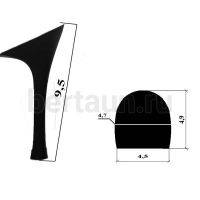 Каблуки №  10 LY 3019 черный матов.(высота 9,5см)