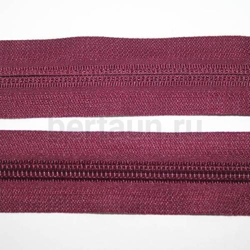 Молния рулонная  №  2  обувная Т7 ИТАЛИЯ (S021) GCC 178  бордо