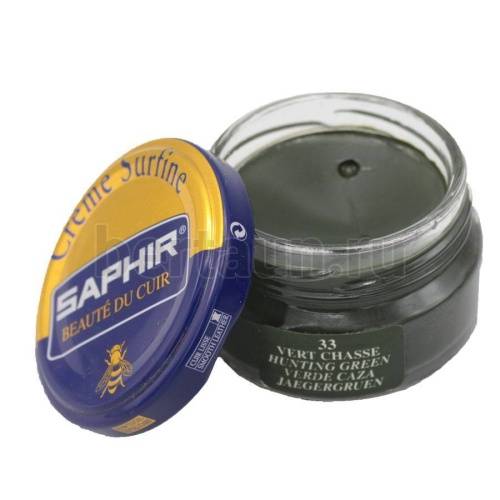 Сапфир №202   Крем банка 0032 СТЕКЛО-33   50 мл.(зеленый)