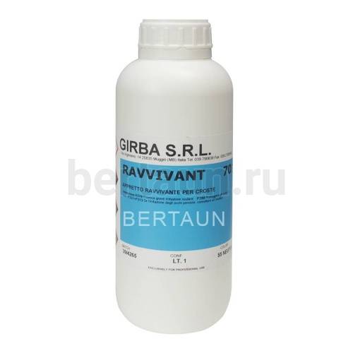 Химия № 46 (7011) GIRBA 055 Аппретура для обновления замши, нубука и кожи RAVVIVANT 1000 мл бесцветн