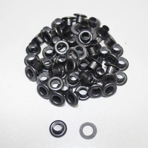 Блочка и  люверс  №17 D 5,0мм (50 шт/уп) оксид ТВ/ТР