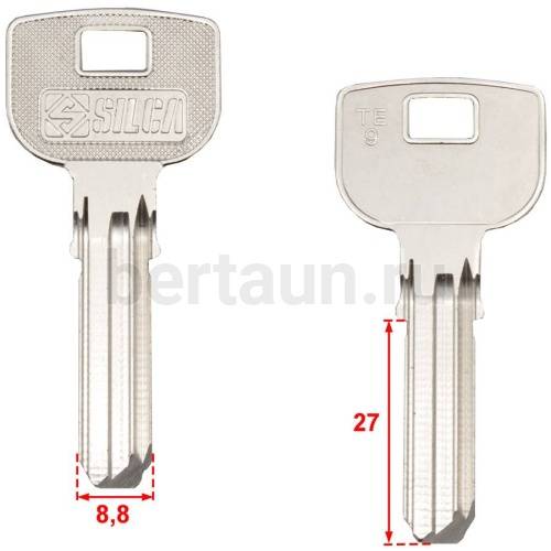 Заг.для ключ. TE T80 (SILCA)_TE-T80SC_TE9_TSA4_IS15 №229