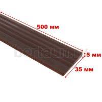 Косяки № 2   ПРИБАЛТИКА 5х35х500 коричневые