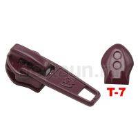 Замок-бегунок №120 спираль Т7 БЕЛАРУСЬ бордо
