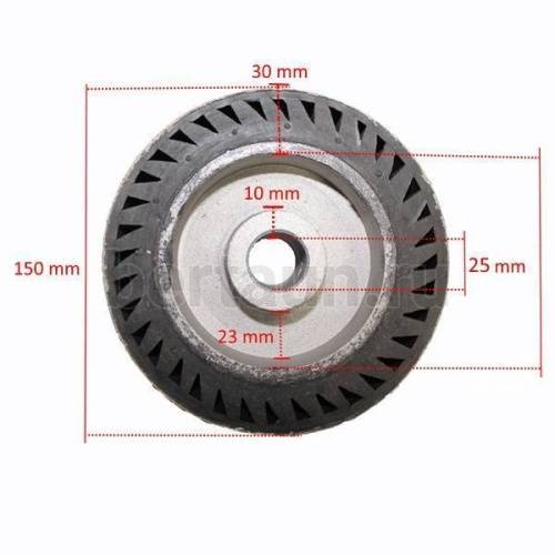 Инстр. № 99 Барабан метал+рез. черн нажд. Китай d 150* 25* 60 мм КРВ
