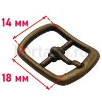 Пряжка  № 58 арт.5285/14мм  "2" антик