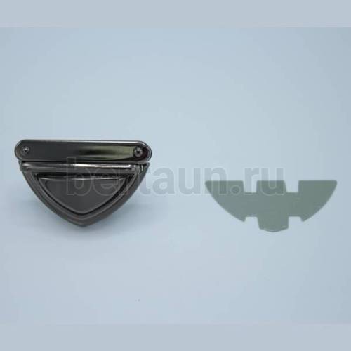 Замок портфельный №135  18YS004  темн. никель SТК