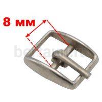 Пряжка  №105 никель (ширина продежки 8 мм) (Турция)