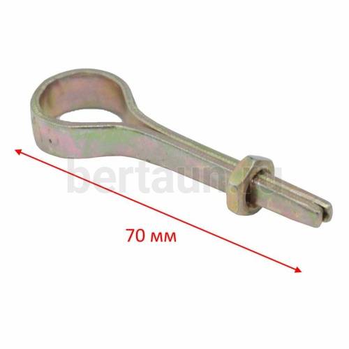 Инстр. №185   Цанговая ручка метал. с гайкой FCD