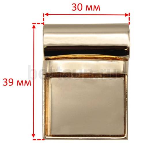 Замок портфельный № 29 RZA0556/С021Z GFM золото