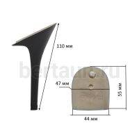 Каблуки № 114 LY 8214 черный матовый  (высота 11 см)