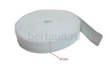 Резинка  25 мм башмачная (бел.) Италия ширина 
