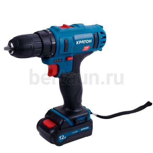 ОМ № 10 Дрель-шуруповерт аккумуляторный Кратон СDB-12-Li-1.5