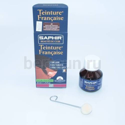 Сапфир №207    0812 Универс. крас. Teinture francaise 50мл. 35 св. кор. табачн