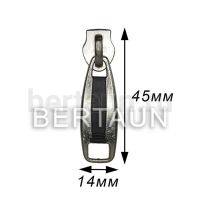 Замок-бегунок №236  на спираль  Т8 арт.ТР3028 8,6Х  никель
