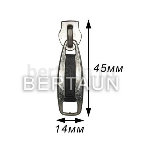 Замок-бегунок №236  на спираль  Т8 арт.ТР3028 8,6Х  никель