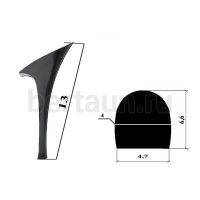 Каблуки № 140 LY 9132 черный  (высота 13 см)