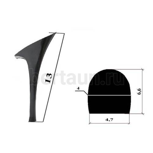 Каблуки № 140 LY 9132 черный  (высота 13 см)