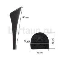 Каблуки № 115 RIE_RA 1581 (6-7) 14 см тем.корич.полос.