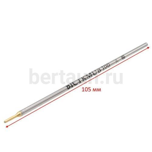 Инстр. №144 Стержень по коже железный серебряный