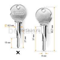 Заг.для ключ. XTU-1 (крест)  CANAS Турция № 642