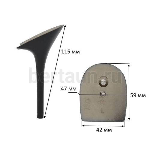 Каблуки №  73 LY 7521 черный лак (высота 11,5 см) (!!!)